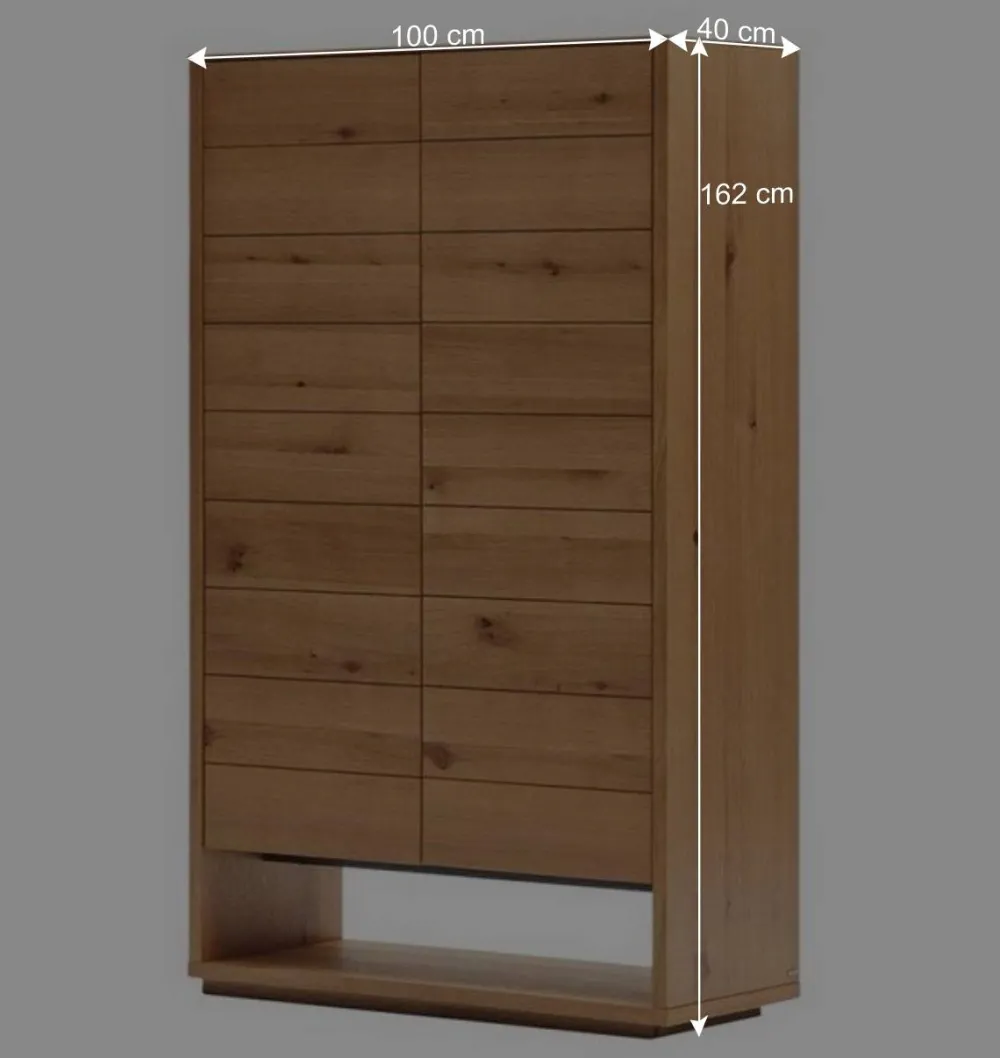 Wohnen Vitrinen<Moderner Wohnzimmerschrank in Eichefarben - Algaro