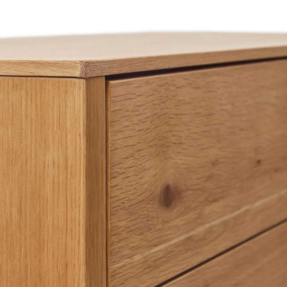 Wohnen Vitrinen<Moderner Wohnzimmerschrank in Eichefarben - Algaro