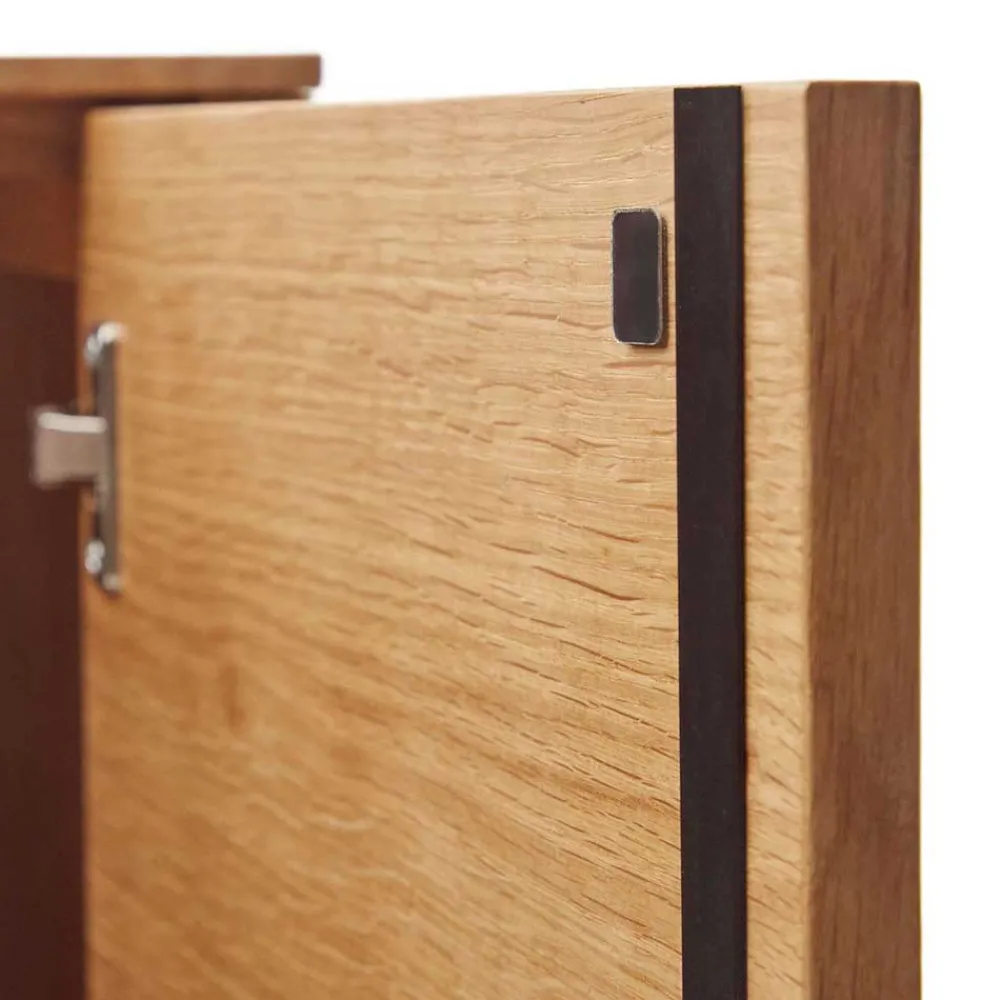 Wohnen Vitrinen<Moderner Wohnzimmerschrank in Eichefarben - Algaro