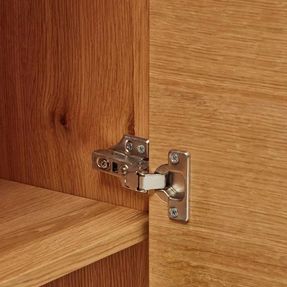 Wohnen Vitrinen<Moderner Wohnzimmerschrank in Eichefarben - Algaro