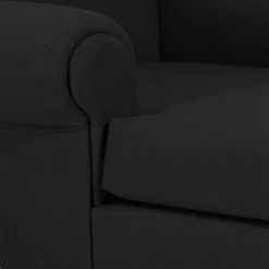 Wohnen Sessel<Moderner XXL Ohrensessel in Schwarz - Halolas