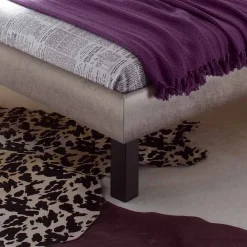 Wohnen Betten<Modernes Bett Concista in Beton-Optik