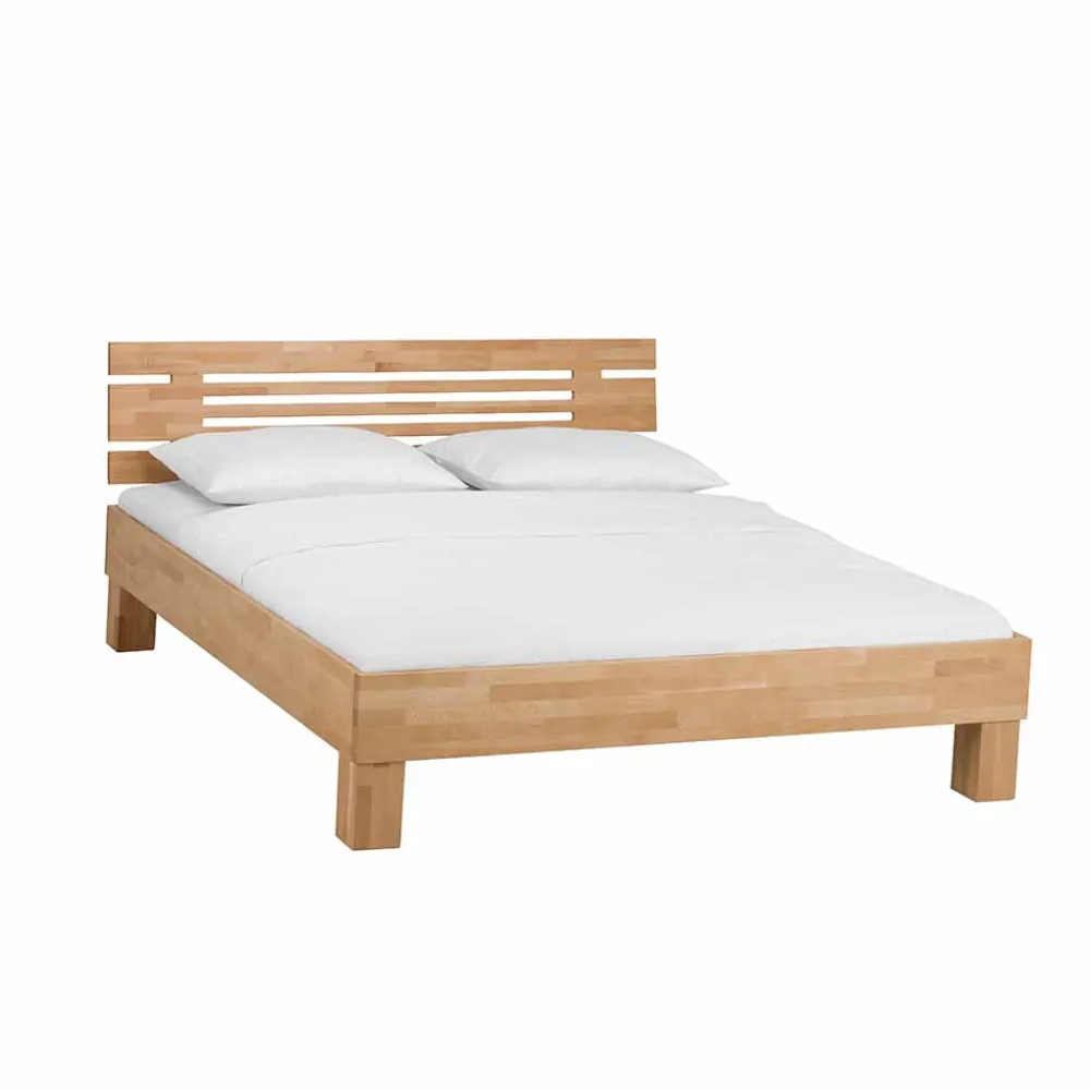 Wohnen Betten<Modernes Buche Holzbett Pinatory mit Kopfteil