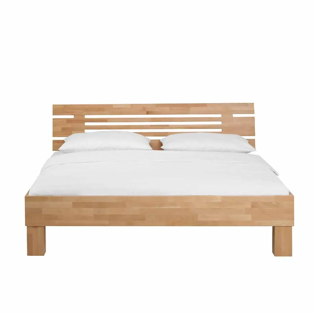 Wohnen Betten<Modernes Buche Holzbett Pinatory mit Kopfteil