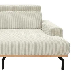 Wohnen Sofas<Modernes Ecksofa in Creme Cordbezug - Caldizza