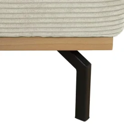 Wohnen Sofas<Modernes Ecksofa in Creme Cordbezug - Caldizza