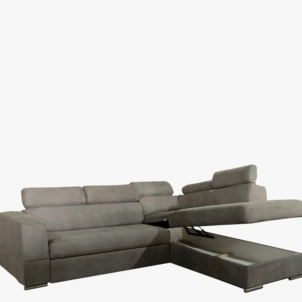 Wohnen Sofas<Modernes Ecksofa mit Schlaffunktion und Bettkasten - Janilea