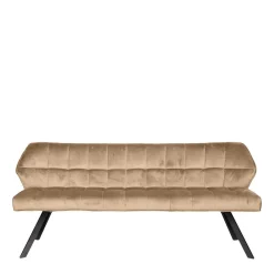 Wohnen Sitzbank<Modernes Esstisch Sofa in Beige Samt - Foxxy