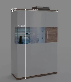 Wohnen Highboards<Modernes Highboard in Hochglanz - Icadro