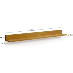 Wohnen Regale<Modernes Hängeboard in Furnier Eiche - Elastian
