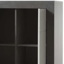 Wohnen Highboards<Modernes Hochglanz Highboard mit 2 Türen - Istensa I