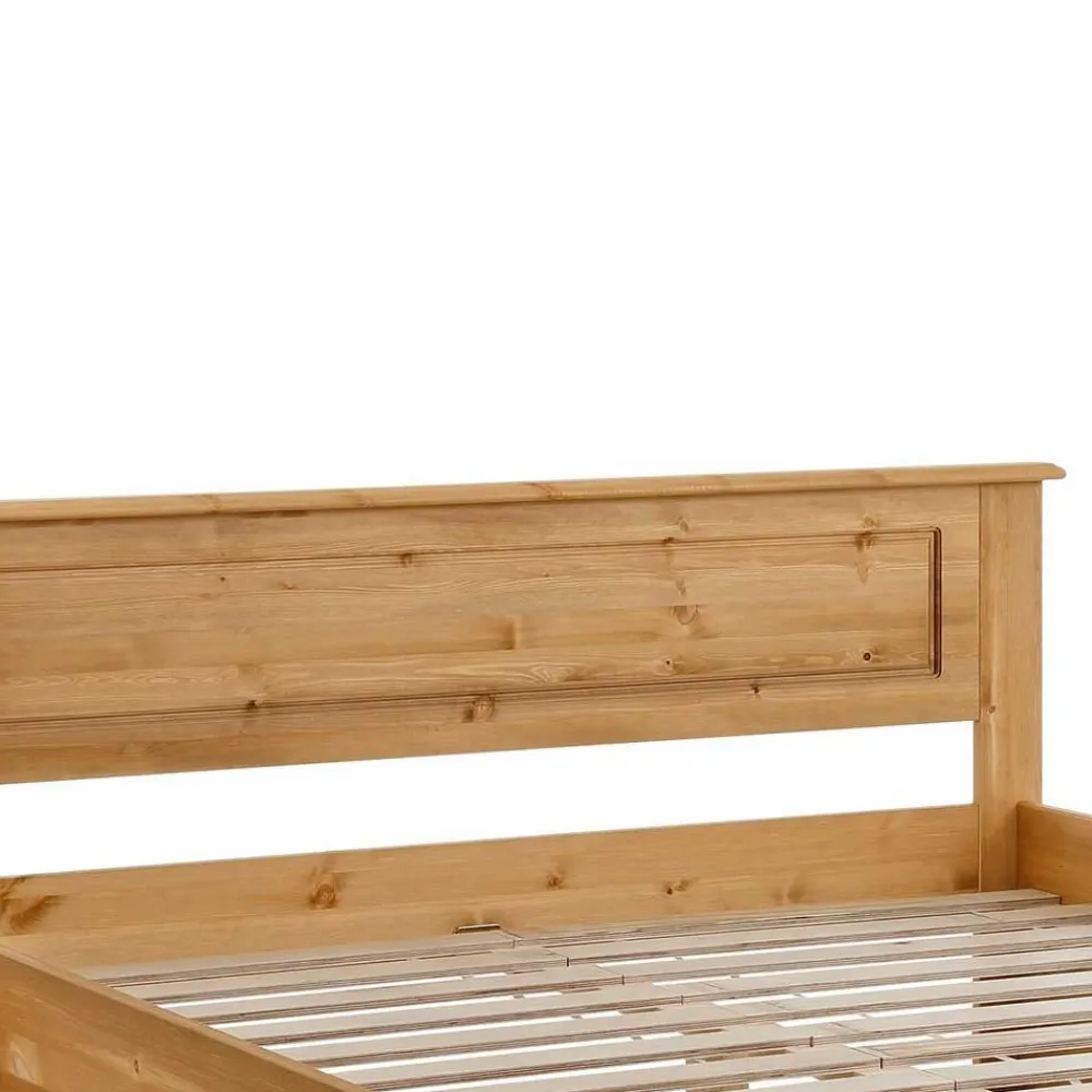 Wohnen Betten<Modernes Landhausbett aus Kiefer - Inhusa