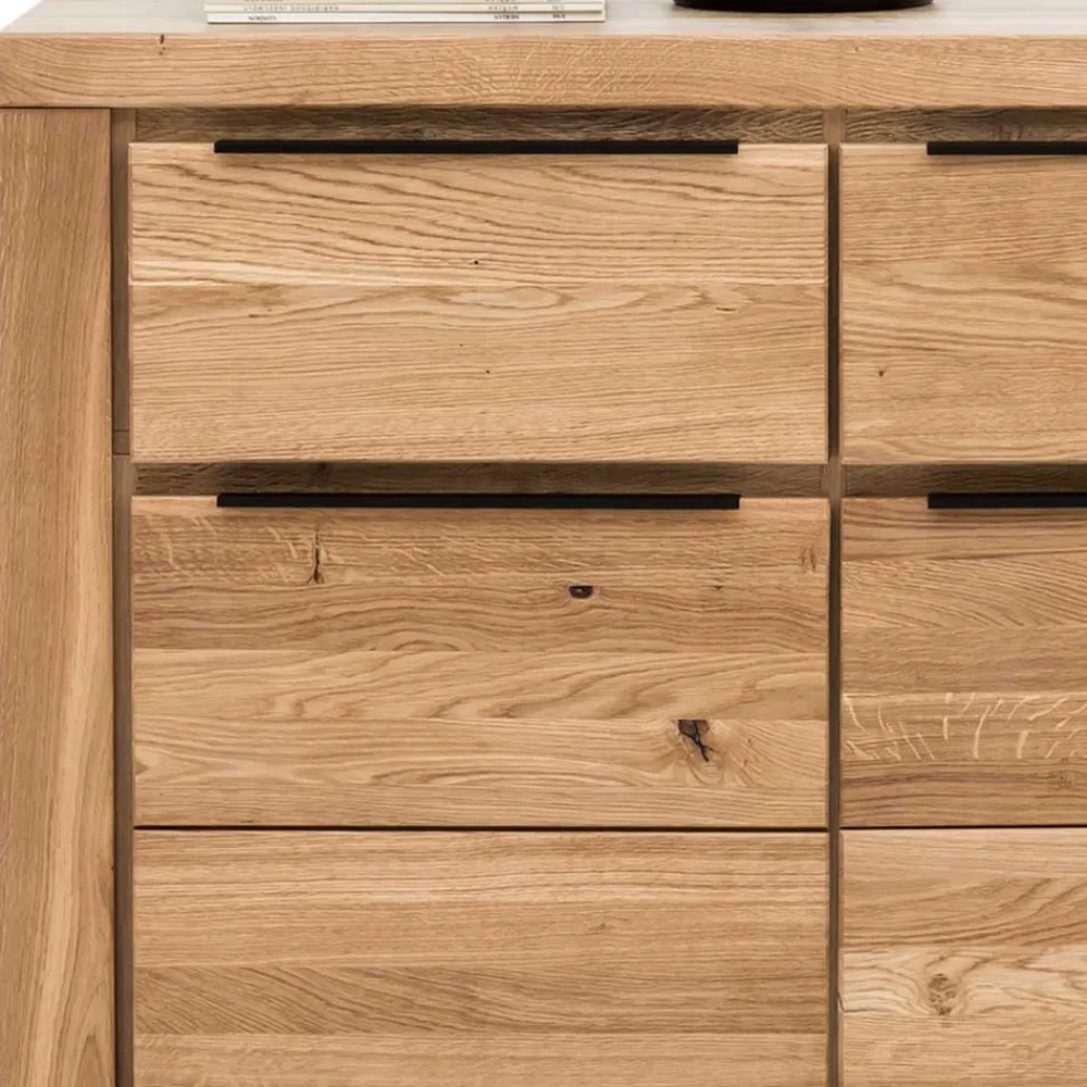 Wohnen Sideboards<Modernes Sideboard in Eiche teilmassiv - Nelenia