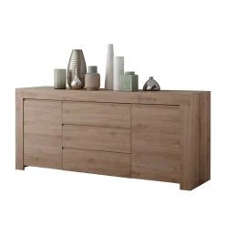 Wohnen Sideboards<Modernes Sideboard in Holznachbildung Eiche - Karika I