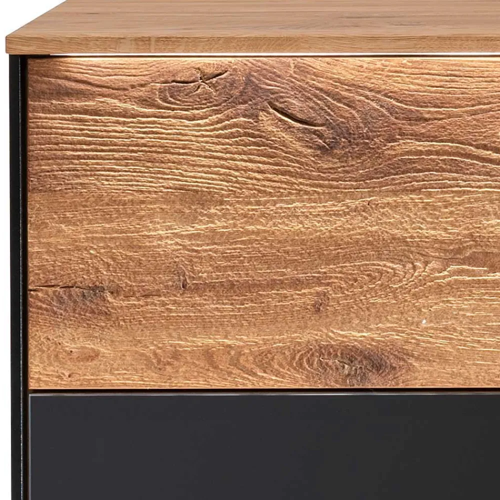 Wohnen Sideboards<Modernes Sideboard in Wildeiche und Anthrazit - Claas