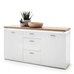 Wohnen Sideboards<Modernes Sideboard mit LED Beleuchtung - Nusenia