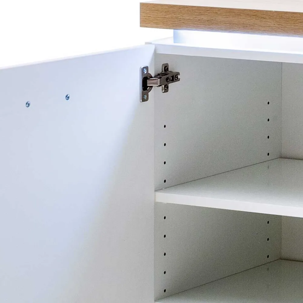 Wohnen Sideboards<Modernes Sideboard mit LED Beleuchtung - Nusenia