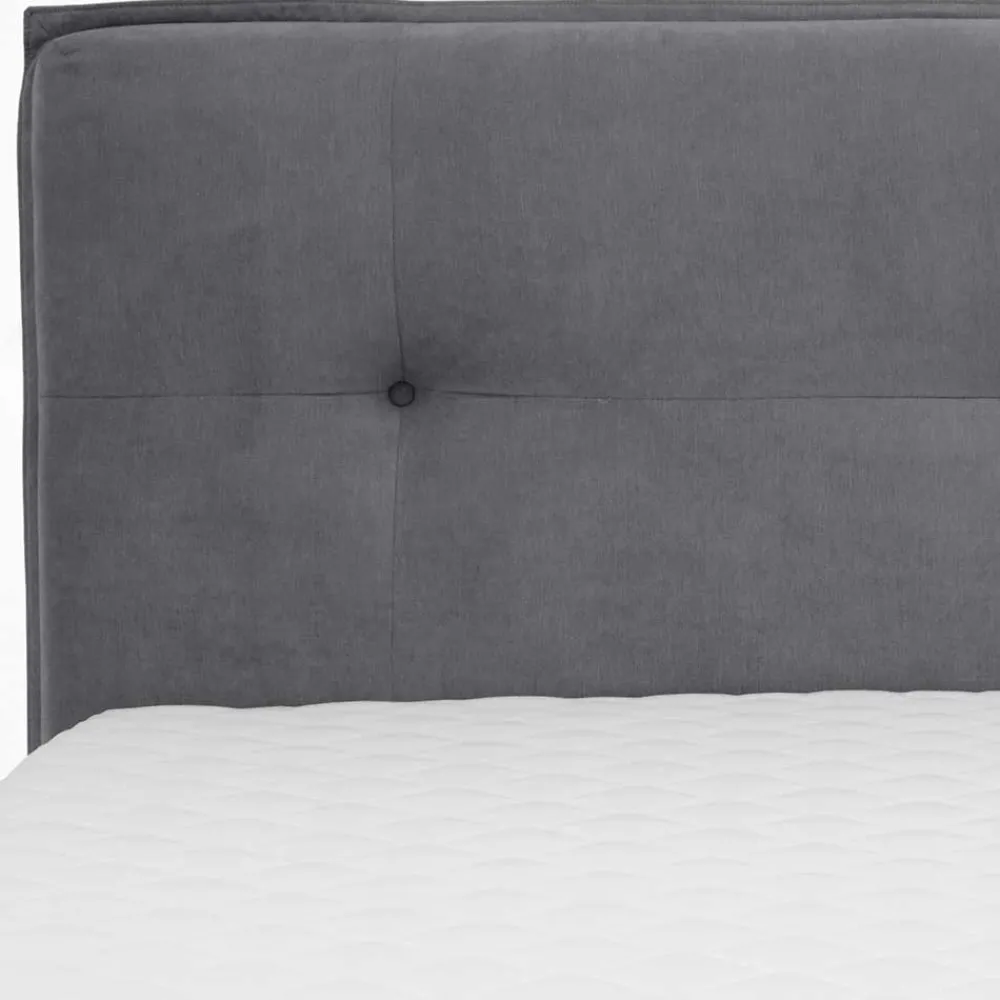 Wohnen Betten<Modernes Stauraum-Boxspringbett in Anthrazit - Zavagossa