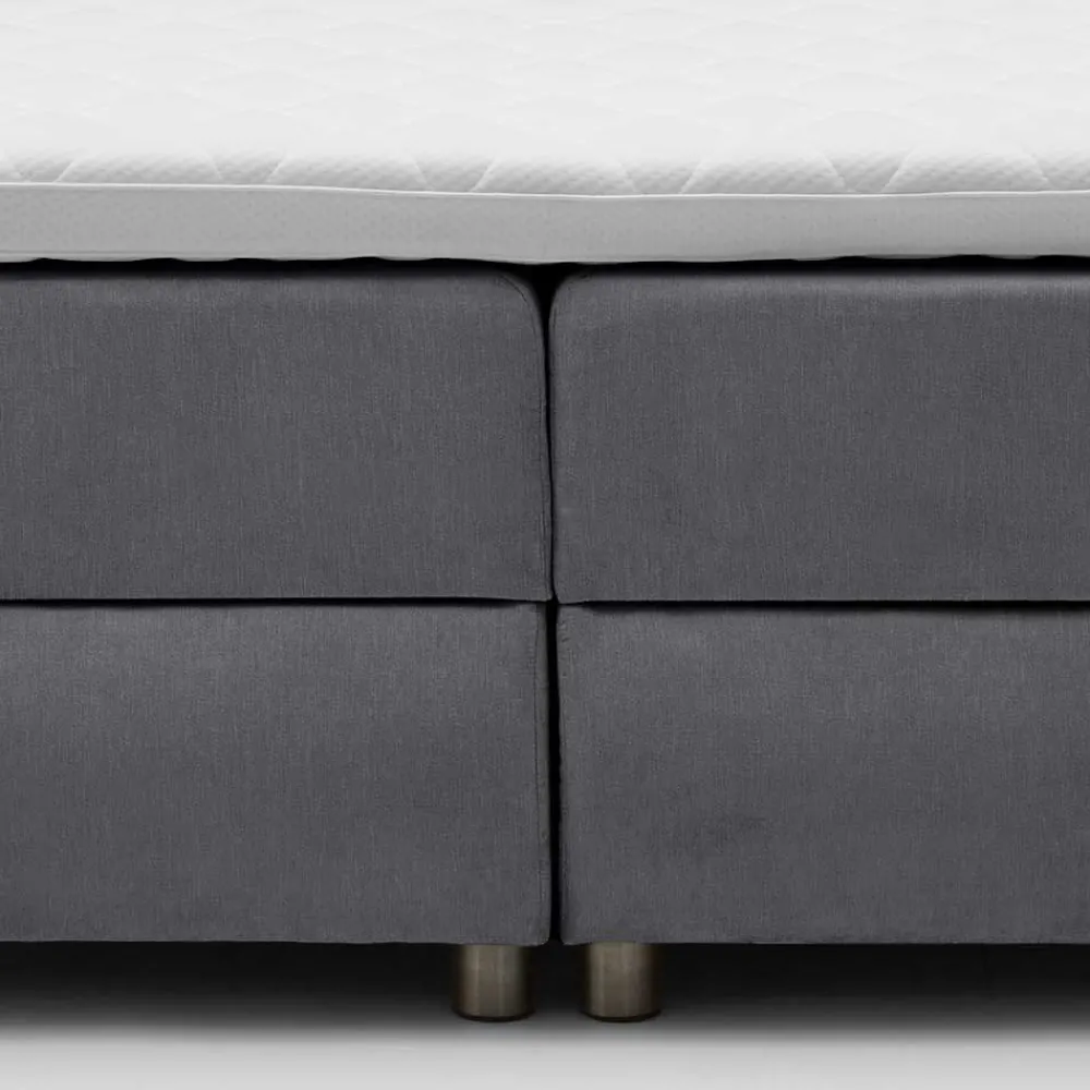 Wohnen Betten<Modernes Stauraum-Boxspringbett in Anthrazit - Zavagossa