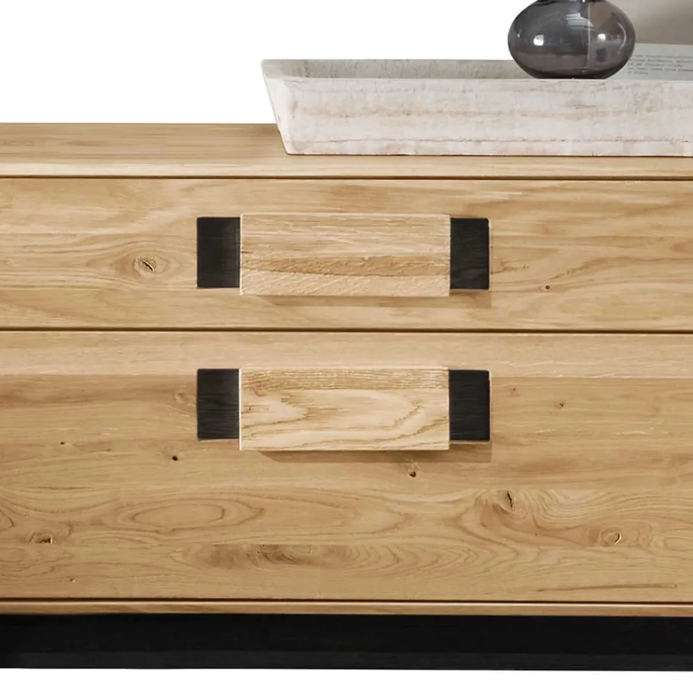 Wohnen Tv & Hifi-Möbel|Lowboards<Modernes TV Board aus Eiche & Wildeiche - Xeddos