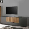 Wohnen Tv & Hifi-Möbel|Lowboards<Modernes TV Board mit zwei Schubladen & Türen - Cruzca