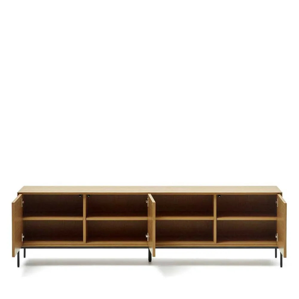 Wohnen Tv & Hifi-Möbel|Lowboards<Modernes TV Lowboard in Eiche - Utperio