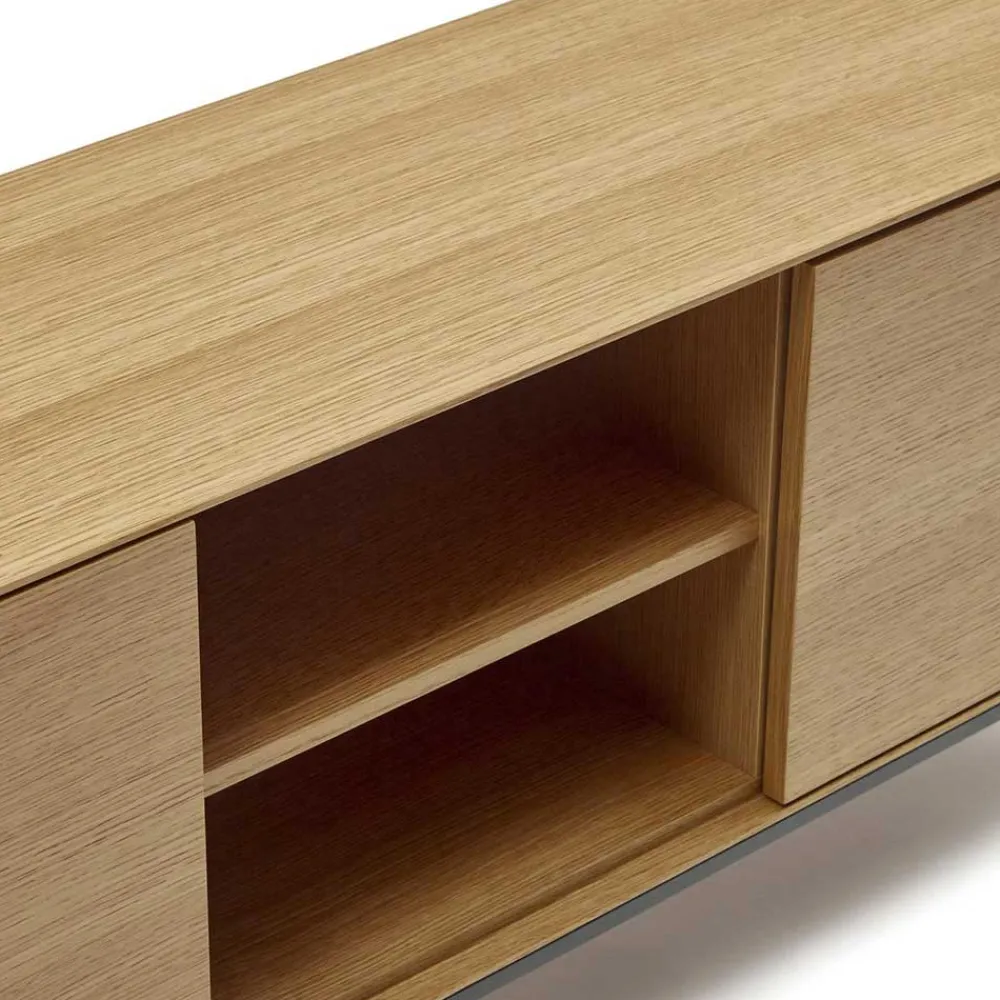 Wohnen Tv & Hifi-Möbel|Lowboards<Modernes TV Lowboard in Eiche - Utperio