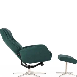 Wohnen Sessel<Modernes TV Sessel Set mit Fußhocker - Trapani (zweiteilig)