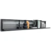Wohnen Regale<Modernes Wandboard in Grau - 156 cm breit - Ridona