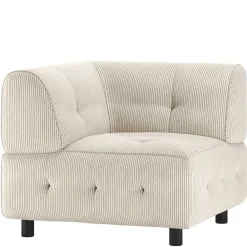 Wohnen Sofas<Modul Eckelement in Beige Cord - Gabor