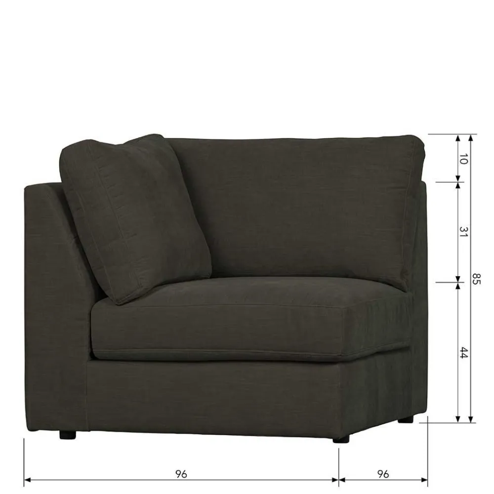Wohnen Sofas<Modul Sofa in Anthrazit - individuell anpassbar - Jilatov