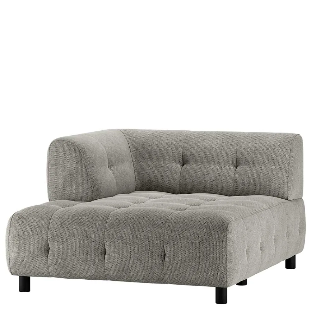 Wohnen Sofas<Modul Sofaecke links in Graugrün Chenille - Aramato