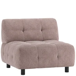 Wohnen Sofas<Modulares Sofa - Element in Mauve Cord - Samorah