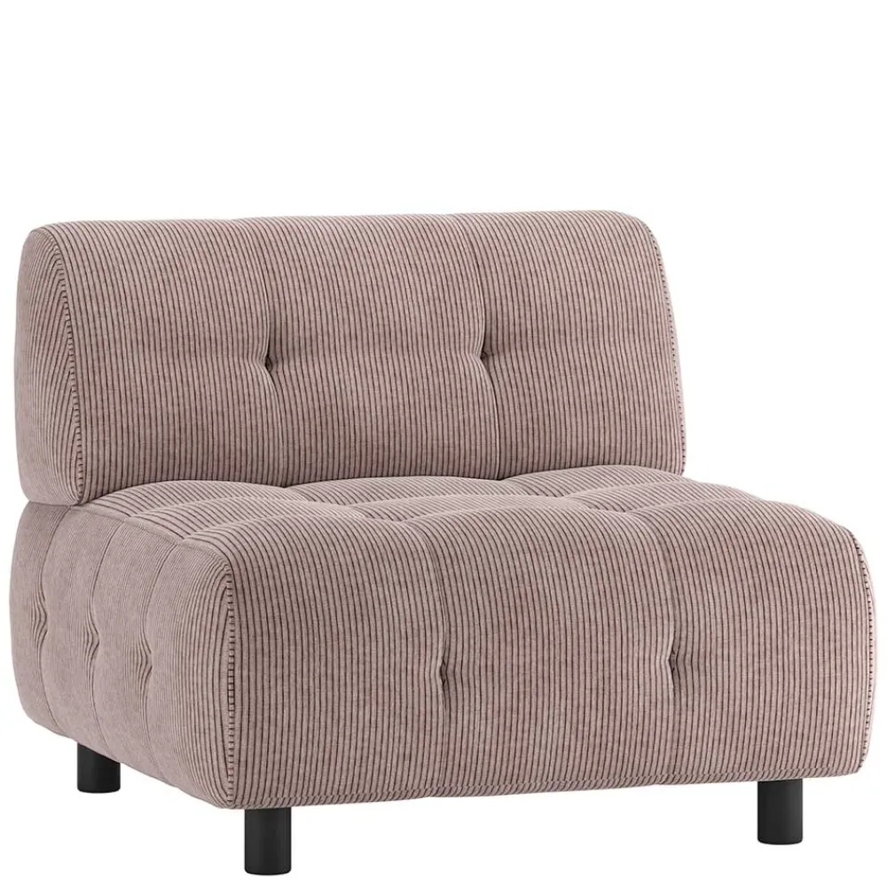 Wohnen Sofas<Modulares Sofa - Element in Mauve Cord - Samorah