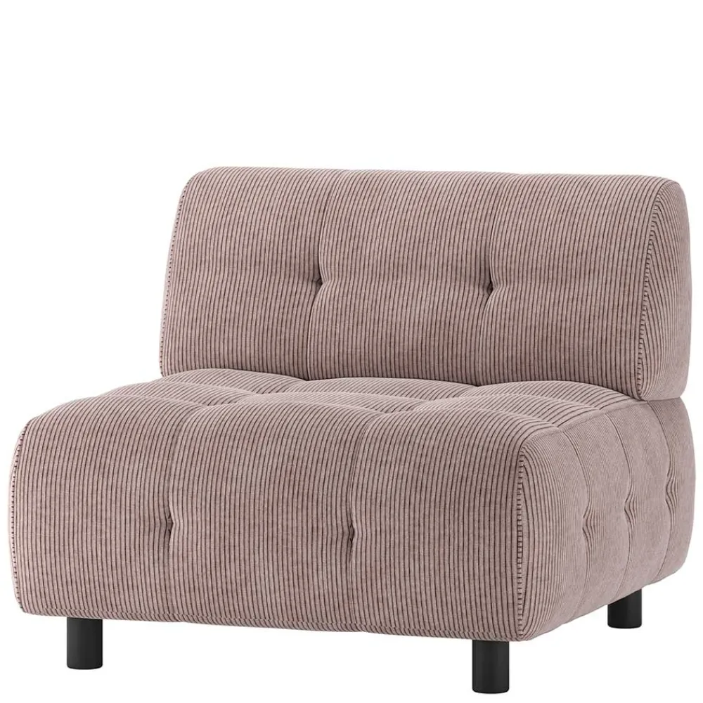 Wohnen Sofas<Modulares Sofa - Element in Mauve Cord - Samorah