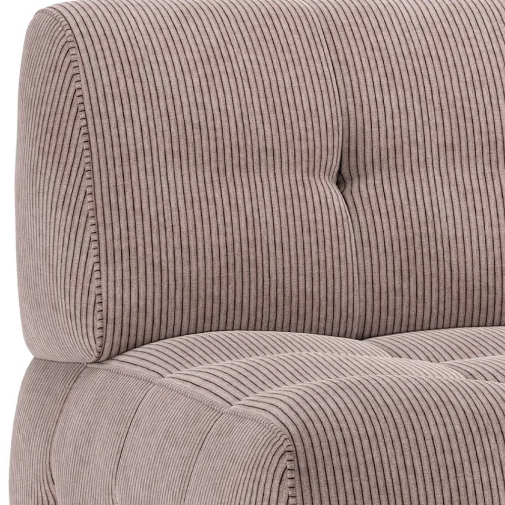 Wohnen Sofas<Modulares Sofa - Element in Mauve Cord - Samorah
