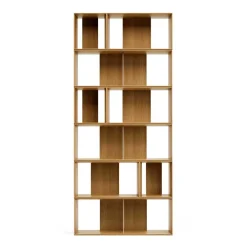 Wohnen Regale<Modulares Standregal in Eiche Furnier - Hero (neunteilig)