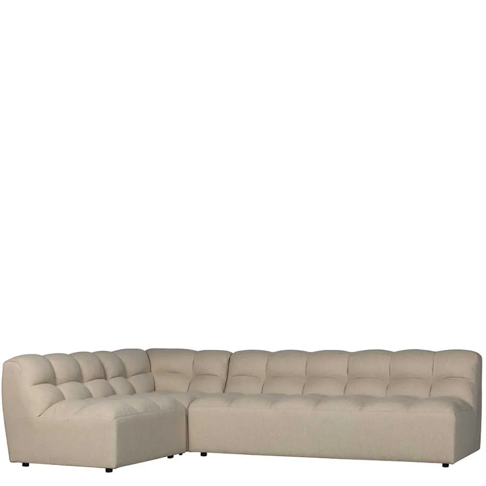 Wohnen Sofas<Modul-Couch Ecke in Beige Stoff - Donabello