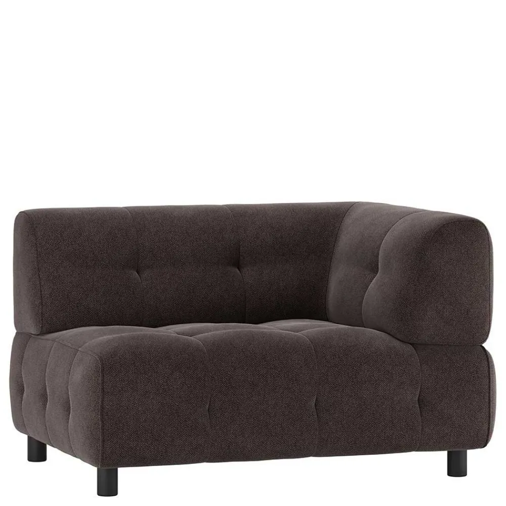 Wohnen Sofas<Modulcouch Ecke in Graubraun meliert - Shinin