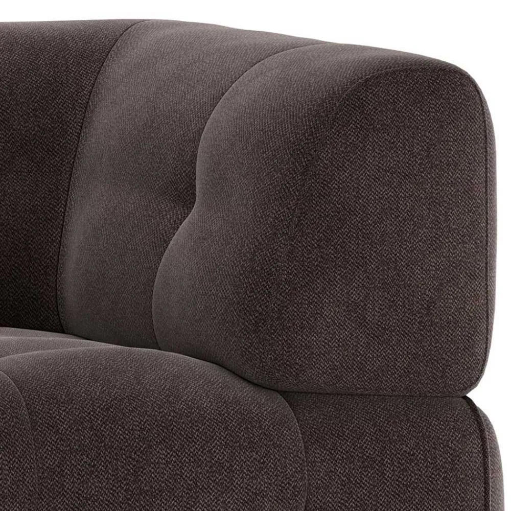 Wohnen Sofas<Modulcouch Ecke in Graubraun meliert - Shinin