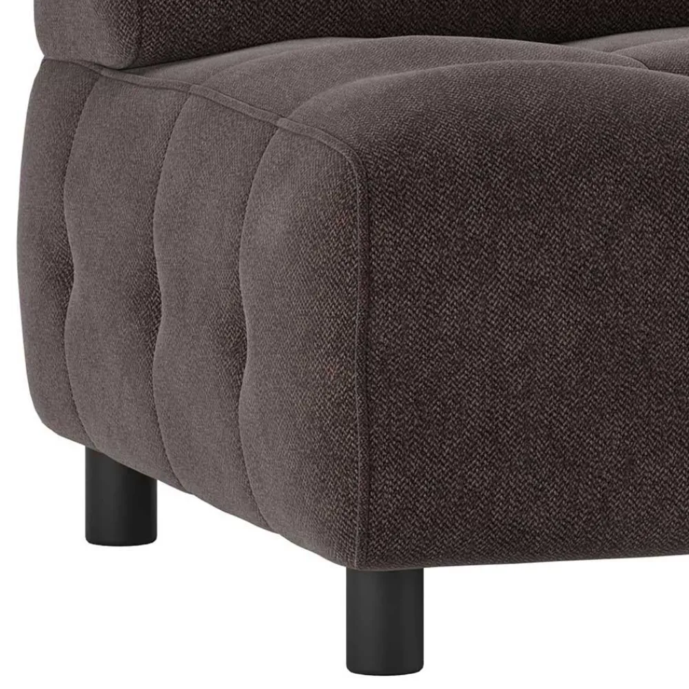 Wohnen Sofas<Modulcouch Ecke in Graubraun meliert - Shinin