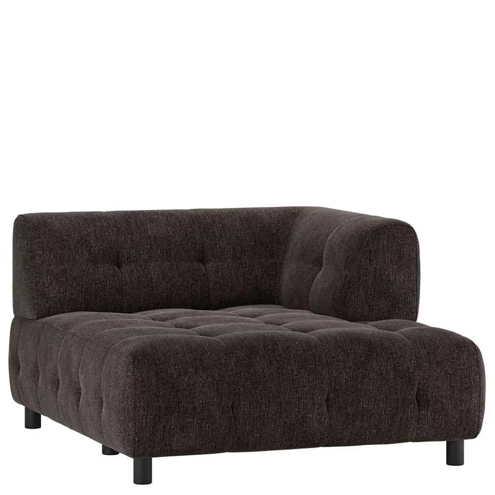 Wohnen Sofas<Modulcouch Eckelement in Graubraun meliert - Sundini