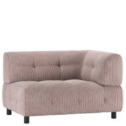 Wohnen Sofas<Modulcouch Eckelement in Mauve Cordbezug - Samorah