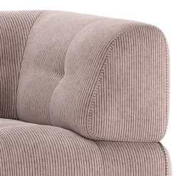 Wohnen Sofas<Modulcouch Eckelement in Mauve Cordbezug - Samorah