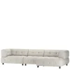 Wohnen Sofas<Modulcouch Elemente in Hellgrau - Osika (dreiteilig)