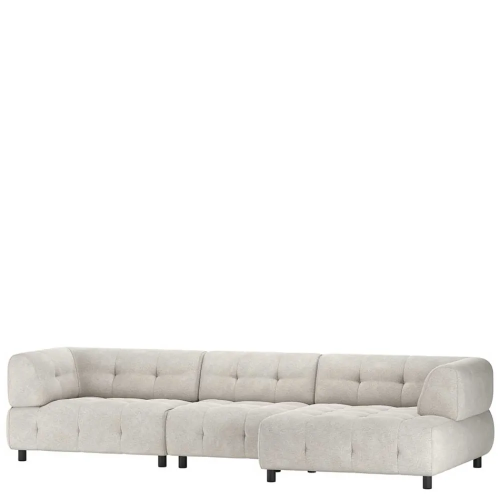 Wohnen Sofas<Modulcouch Elemente in Hellgrau - Osika (dreiteilig)