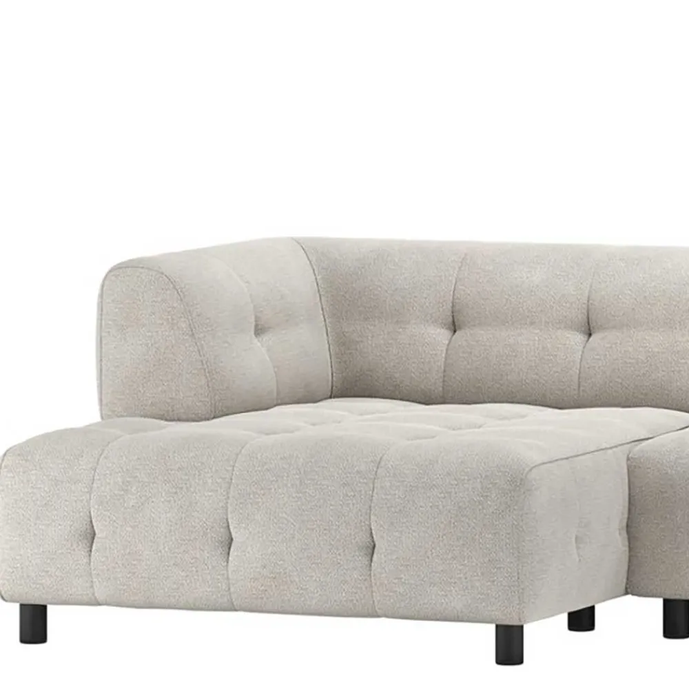 Wohnen Sofas<Modulcouch Elemente in Hellgrau - Osika (dreiteilig)