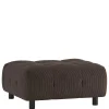 Wohnen Hocker<Modulcouch Polsterhocker in Graubraun Cord - Vita