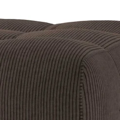 Wohnen Hocker<Modulcouch Polsterhocker in Graubraun Cord - Vita