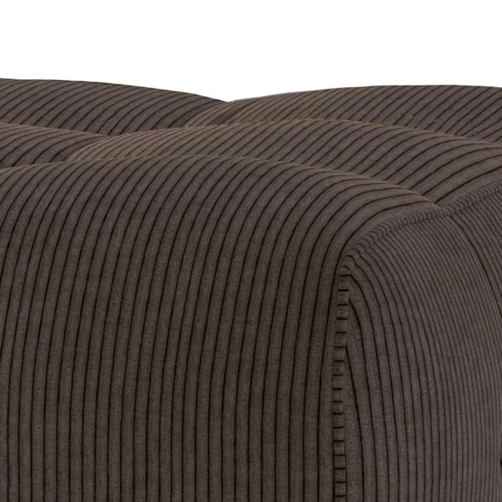 Wohnen Hocker<Modulcouch Polsterhocker in Graubraun Cord - Vita